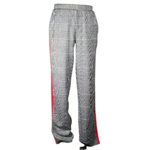 BP Houndstooth Red Sport Stripe Jogger Pockets XS Trend Fall Stretch Casual Pant